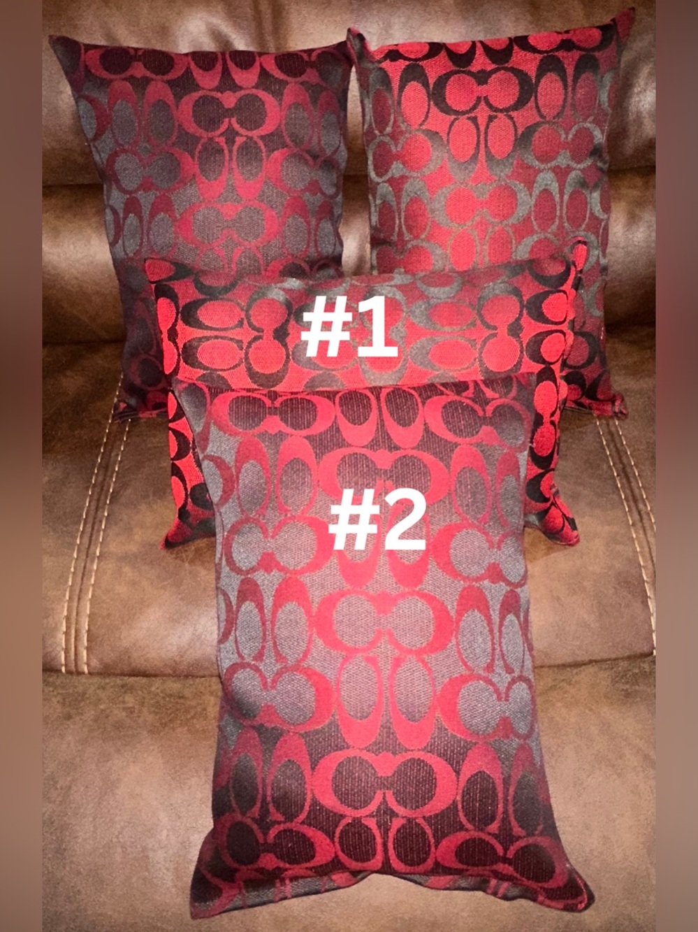 Bougie Bag Pillows 2.0 - Set of 2. (Choose Your Print) - Picture 7 of 10